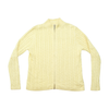 L.L.Bean Cable Knit Full-Zip Mock Neck Sweater (QUEMADA)
