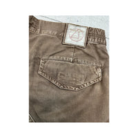 Met Jeans Brown Cotton Cargo Shorts