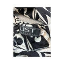 List Boutique Black & White Printed Halter Blouse