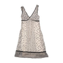 Aniye By Black and White Mixed Print Lace Trim Slip Dress