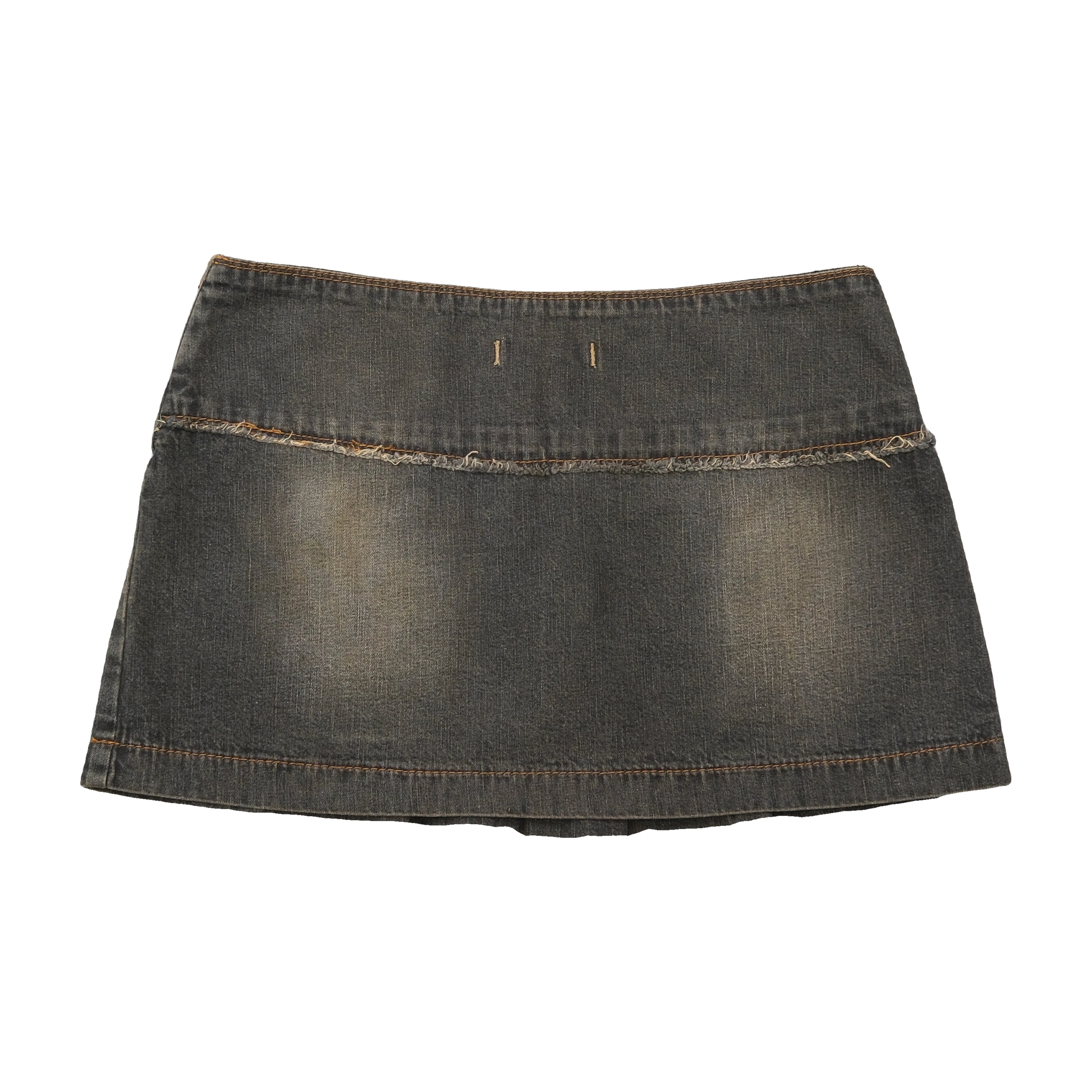 Phard Washed Cotton Denim Mini Skirt