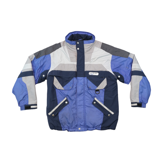 Let's Jet Vintage Colorblock Utility Winter Jacket