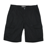 anko Black Cotton Cargo Shorts