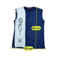 Zuni Navy Sleeveless V-Neck Performance Shirt
