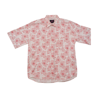 Camisa c'est Superbe de Manga curta com estampado floral
