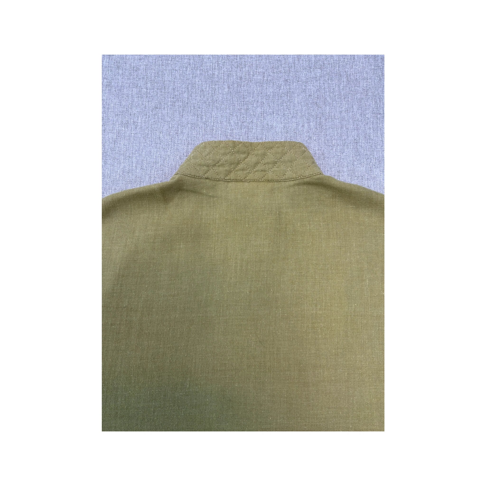 Le Dodo Quilted Yoke Button Up Shirt