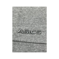 Asics Vintage Gray Quarter Zip Cotton Blend Sweater
