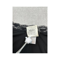 D&G Dolce & Gabbana Lace Trim Bell Sleeve Blouse