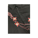 Americo Tavar Embroidered Floral Silk Long-Sleeve Button-Up Shirt