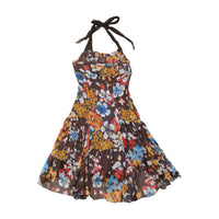 Liu Jo Floral Silk Halter Dress