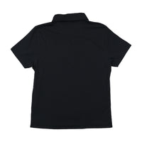 Polo Calvin Klein preto com logótipo
