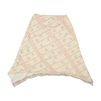 Kookai Floral Handkerchief Hem Skirt
