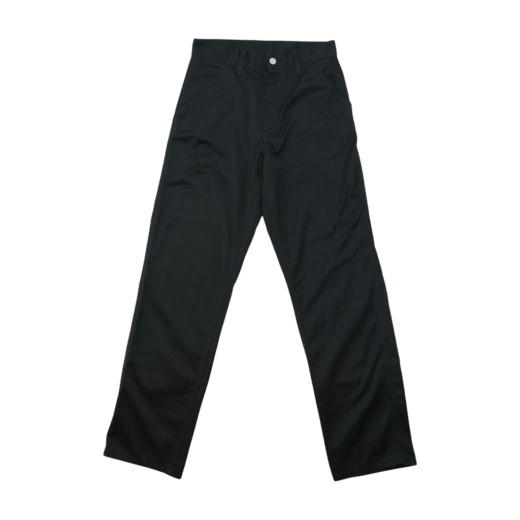 Chinos de trabalho Carhartt pretos de perna direita