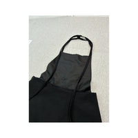 Jennyfer Black Tie-Back Pinafore Dress with Pocket