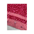 Vestido Lingerie AA Milano Belle Marie rosa com Acabamento em Rede de Leopardo