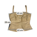 Beige Sequin Cami Top