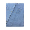 Blue Jeans Basic Distressed Wash Button-Up Short Sleeve Shirt