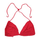 Hand Crocheted Halter Triangle Knit Top