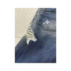 Diesel Distressed Repaired Washed Blue Cotton Denim Jeans