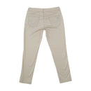 Ana Sousa Blue-Trim Cotton Chino Jeans