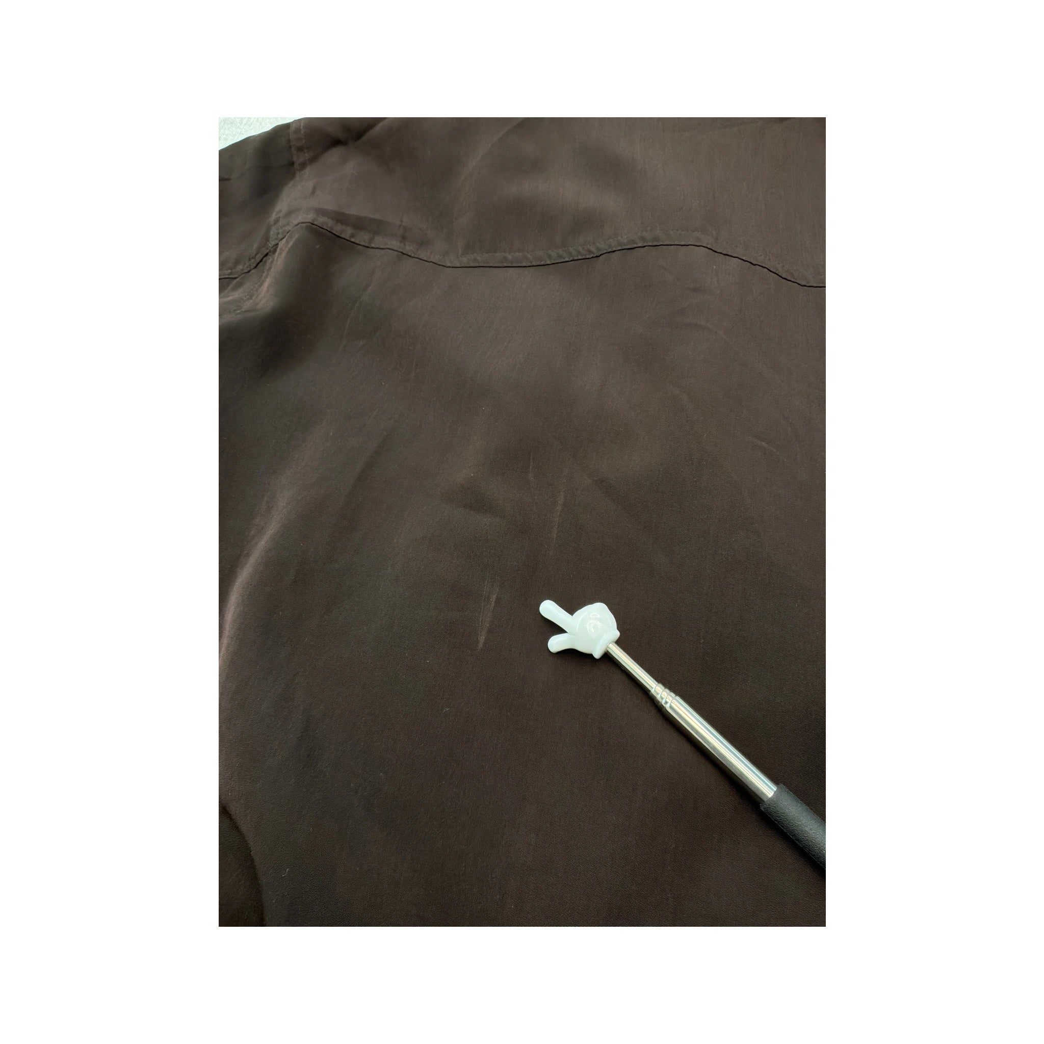 BCG Blues Vintage Brown Textured Trim Jacket
