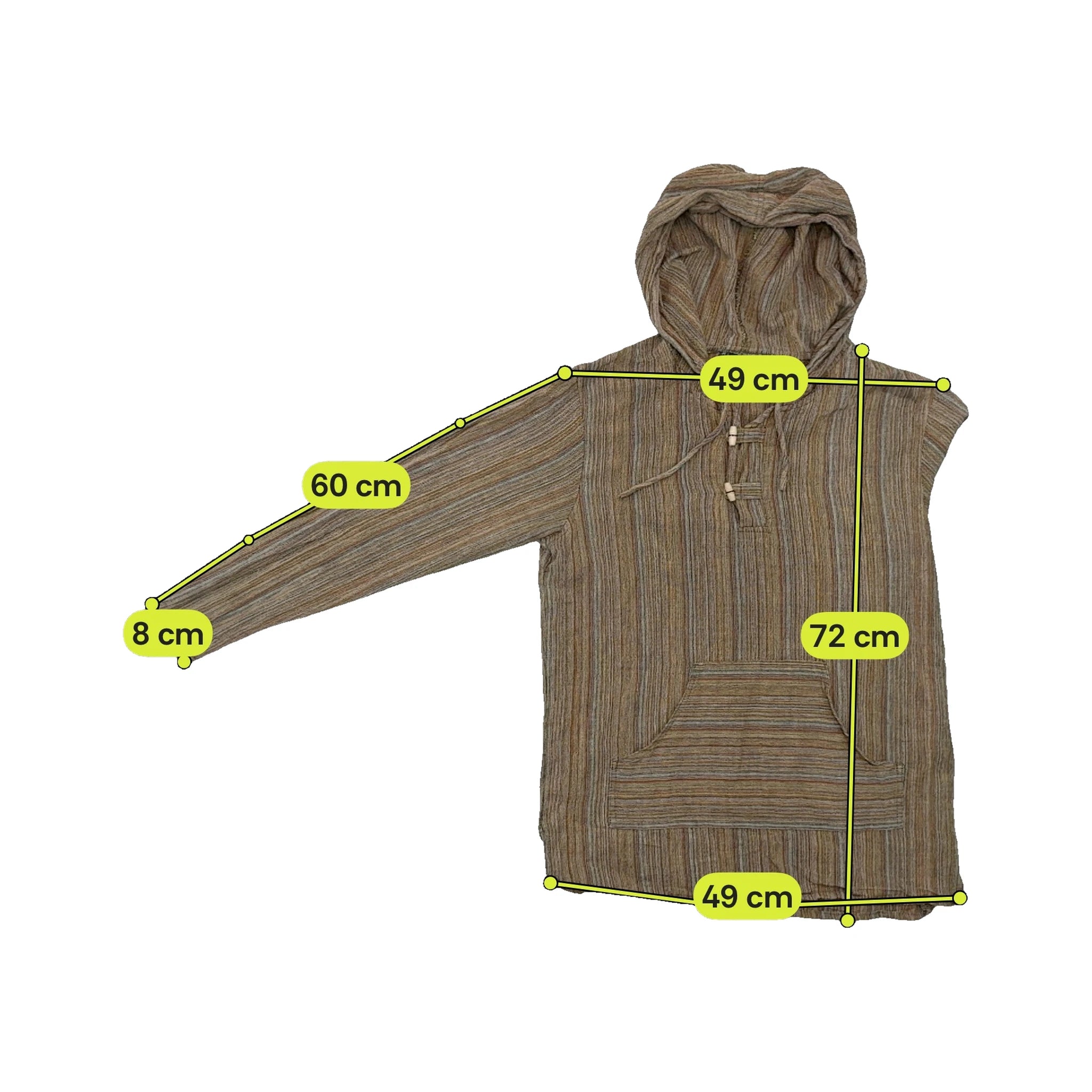 Jungle Striped Baja Hoodie