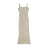 Americo Tavar Crochet Knit Slip Dress