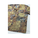 Camp Collar Abstract Print Button Up Shirt