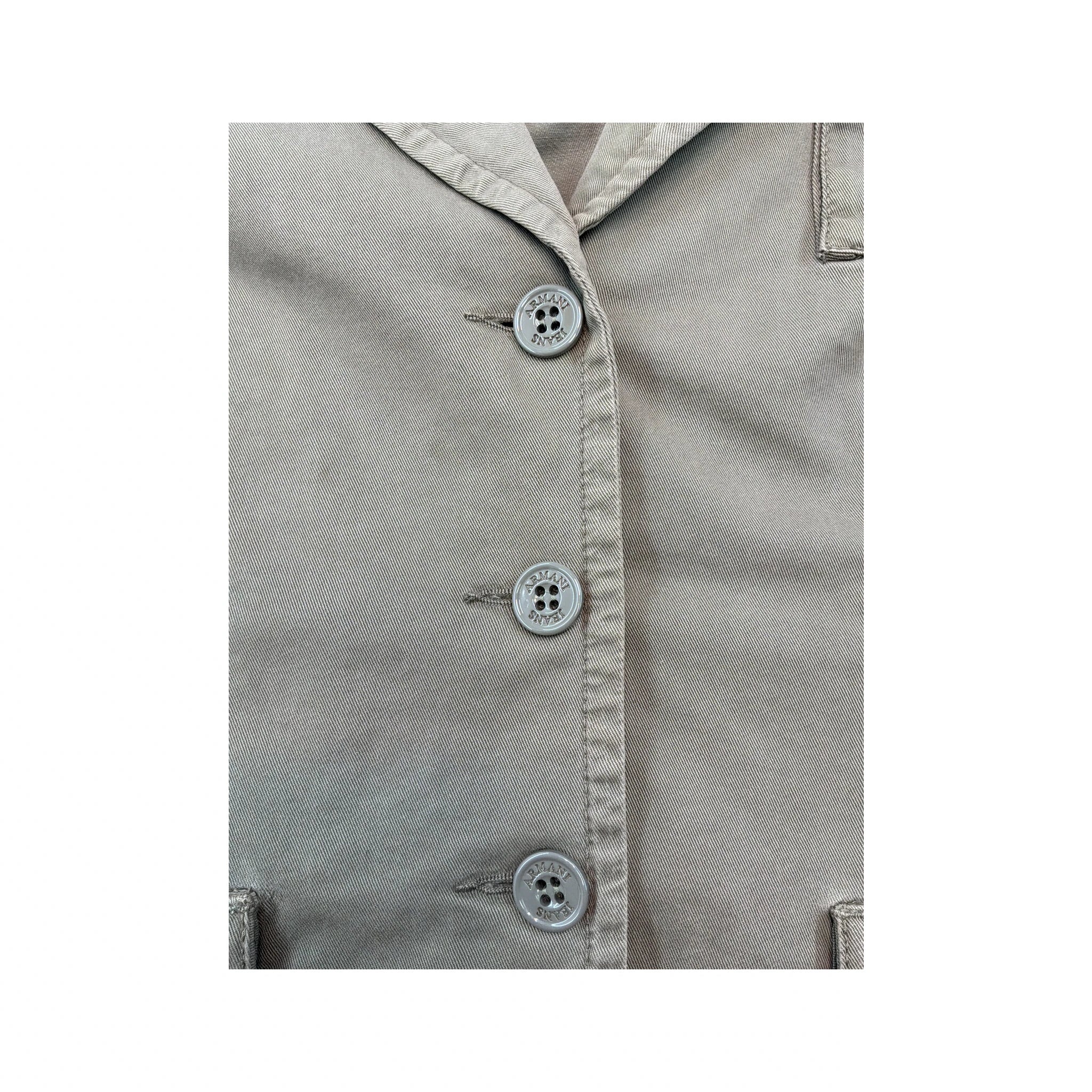 Armani Jeans Cotton Twill Tailored Utility Jacket (Repriced)