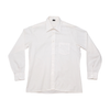 Mode White Long Sleeve Button-Up Shirt