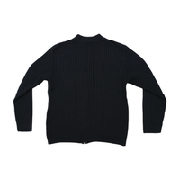 Puma Rib Knit Full Zip Logo Sweater