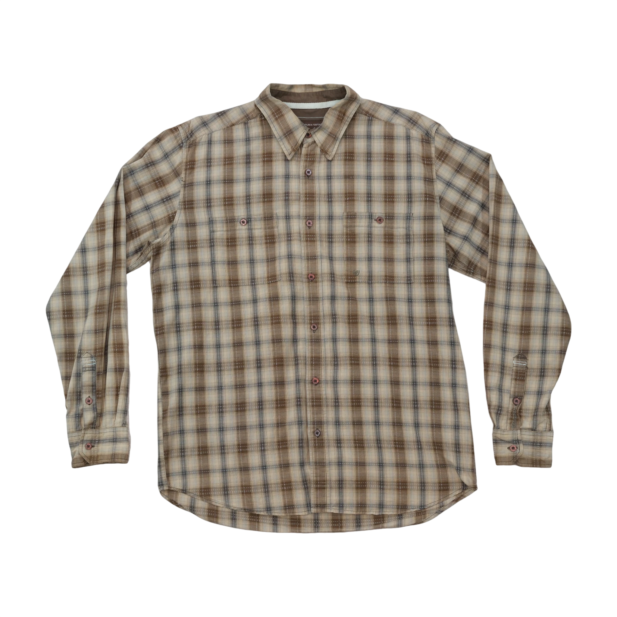 Wrangler Plaid Cotton Button-Up Shirt