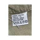 Green Leaves Olive Cotton Corduroy Button-Down Shirt