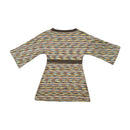 Miss Sixty Vintage Space Dye Knit V Neck Long Top (Repriced)