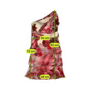 Le Group Woman Floral One Shoulder Ruffle Dress