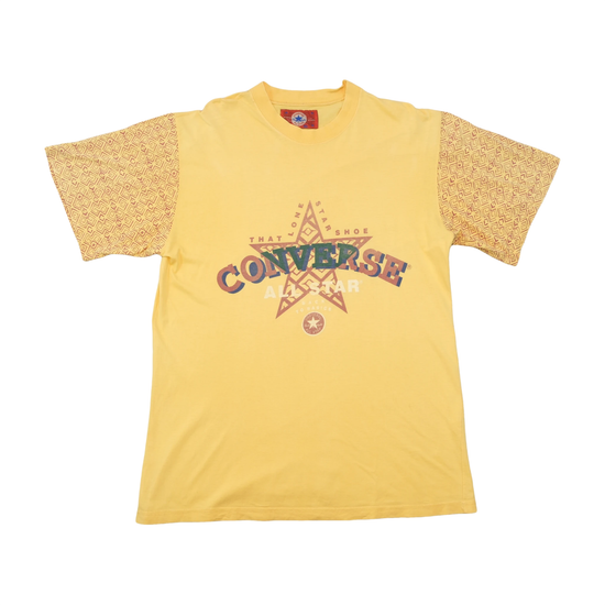 Converse Vintage Cotton Geometric Sleeve All Star Graphic Shirt