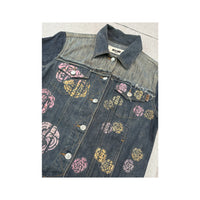 Moschino Jeans Floral Print Denim Jacket