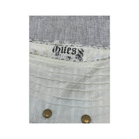 Mini saia Guess Jeans branca Adornada com Ilhós