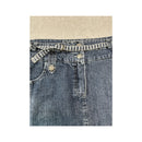 Dreamstar Belted High Rise Denim Shorts Jeans