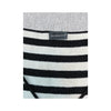 Top de alças Roccobarocco Jeans às riscas com Recortes