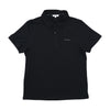 Polo Calvin Klein preto com logótipo