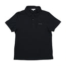 Polo Calvin Klein preto com logótipo