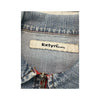 Extyn Cropped Faded Denim Zip Jacket