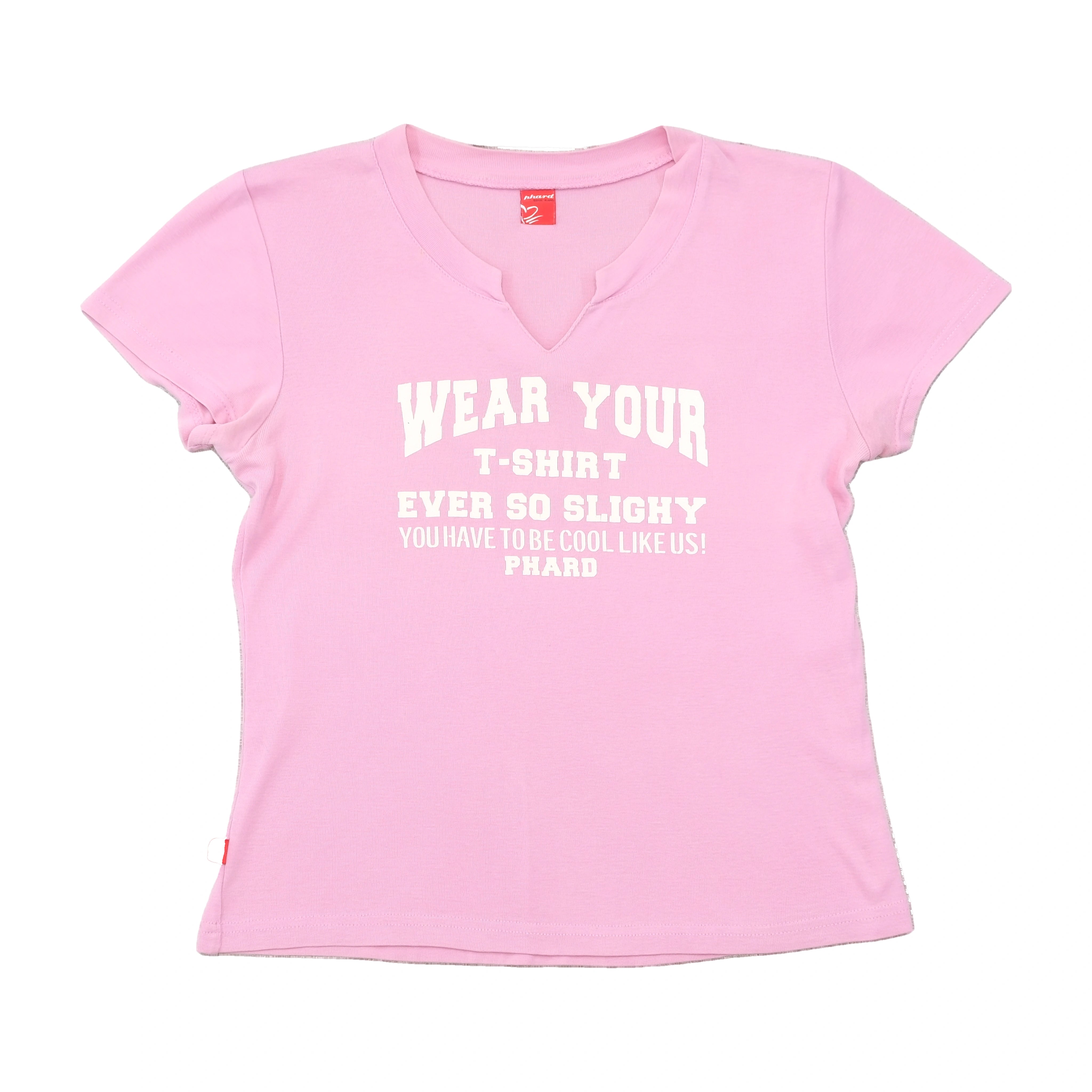 Phard Graphic Notch Neck T-shirt