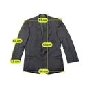 Blazer Dolce & Gabbana cinzento de Dois Botões em Mistura de Lã