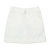 Sportmax Code Belted D-Ring Cotton Utility Mini Skirt