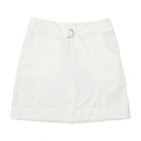 Sportmax Code Belted D-Ring Cotton Utility Mini Skirt