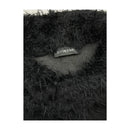 Oviesse Black Faux Fur Collar Poncho Capelet