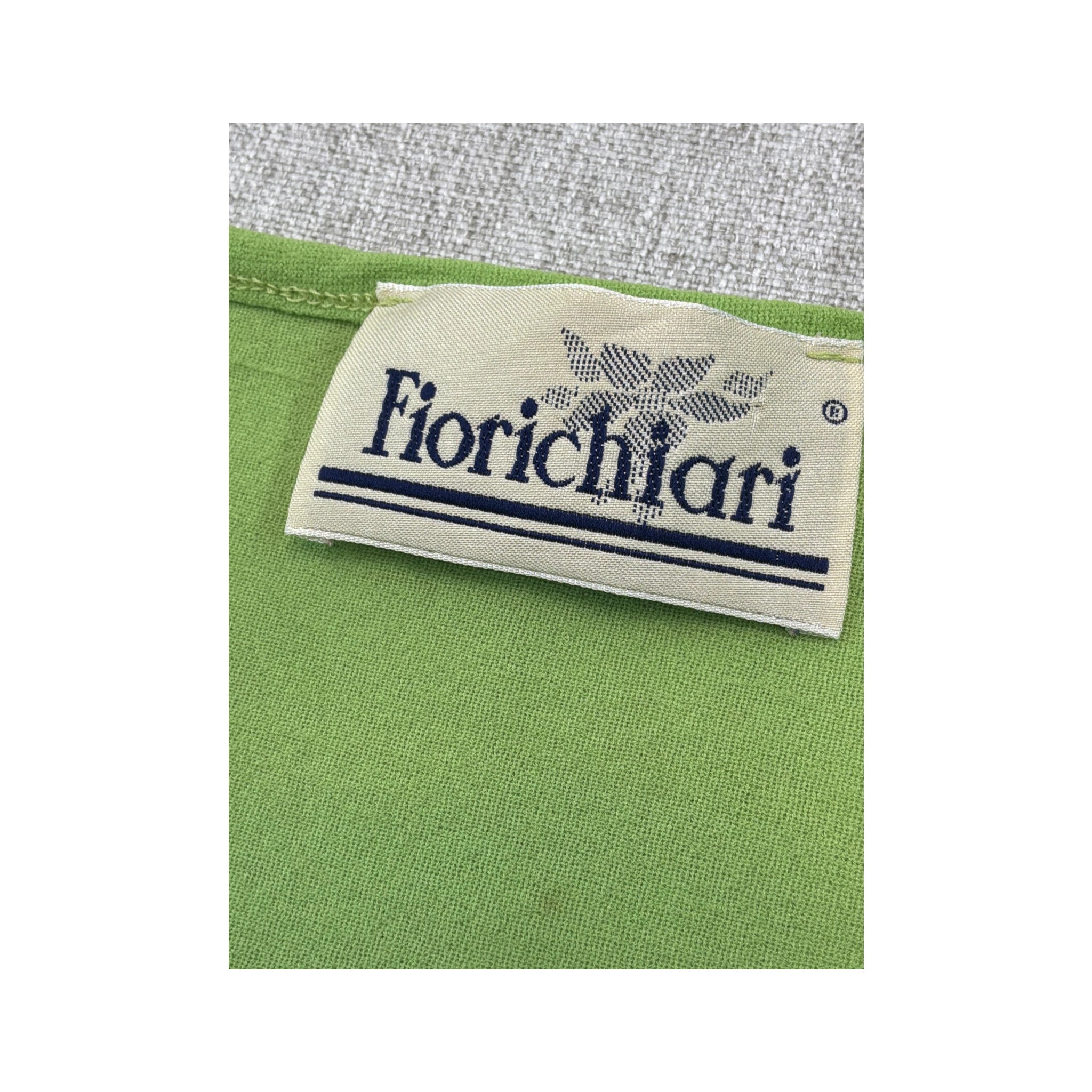 Fiorichiari Lime Green Fitted Cap Sleeve T-shirt (Repriced)