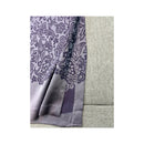 Y2K Lavender Paisley Floral Tie Waist Midi Skirt